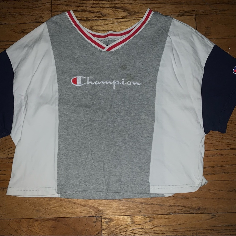 champion cropped tee